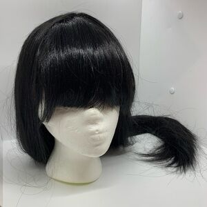 Long Black wig with bangs for Sailor Mars Rei cosplay